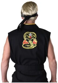 Karate Kid Plus Size Authentic Cobra Kai Men's Costume 8 Karate Kid Plus Size Authentic Cobra Kai Men's Costume -Halloween Costumes mens karate kid plus size authentic cobra kai costume 1