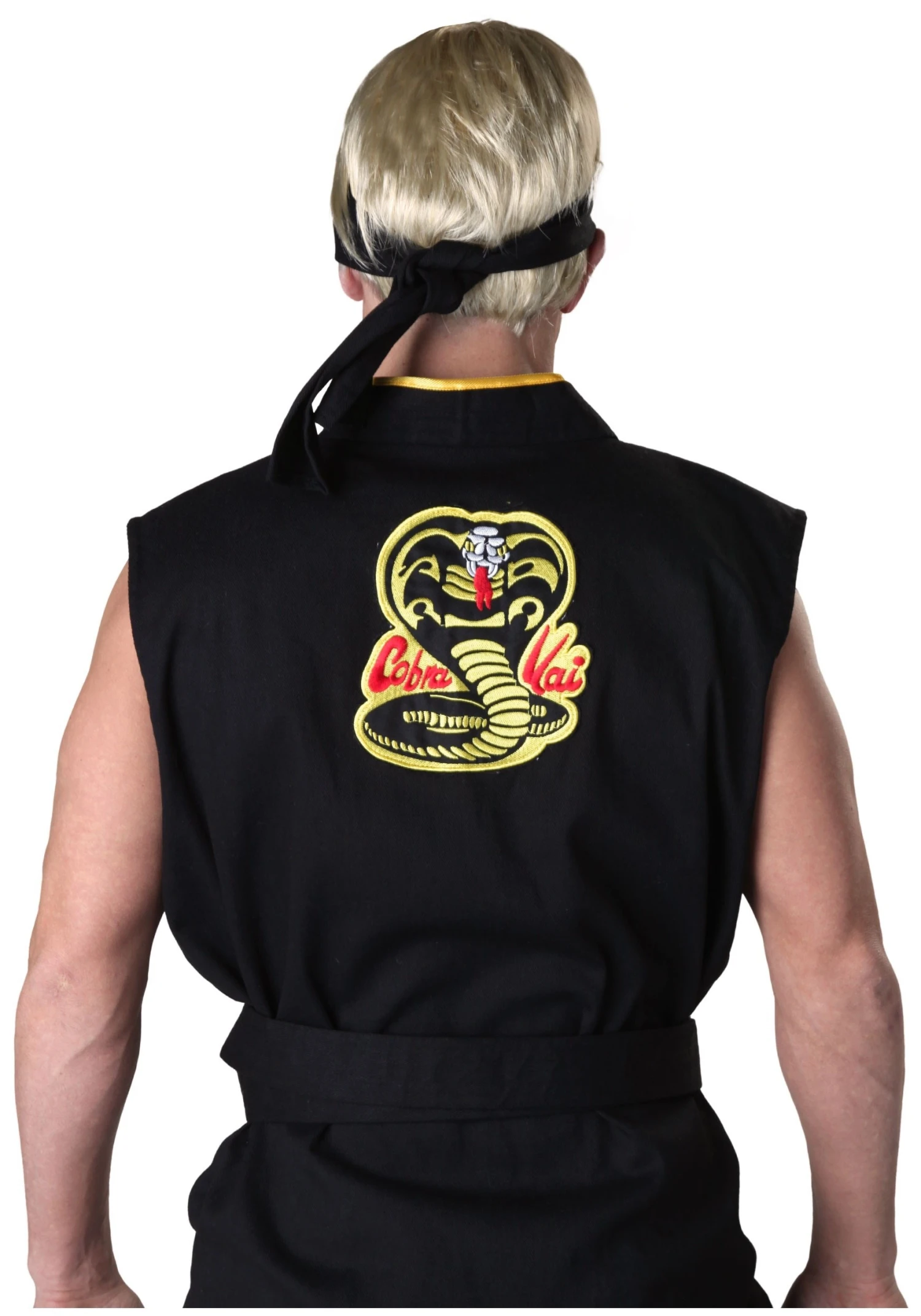 Karate Kid Plus Size Authentic Cobra Kai Men's Costume 4 Karate Kid Plus Size Authentic Cobra Kai Men's Costume - Image 2