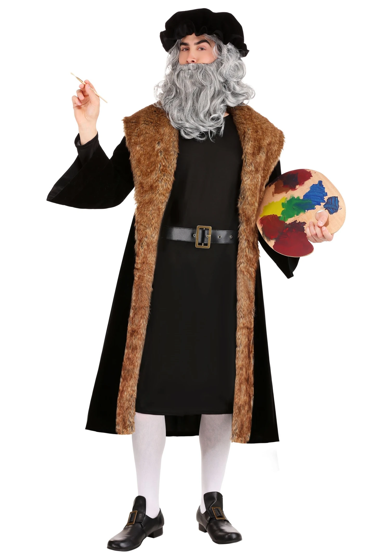 Men's Leonardo Da Vinci Costume 3 Men's Leonardo Da Vinci Costume