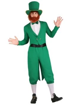 Lucky Leprechaun Costume For Adults 12 Lucky Leprechaun Costume For Adults -Halloween Costumes mens lucky leprechaun costume alt 6