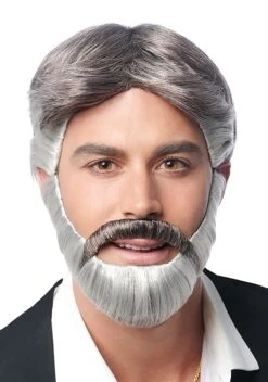 Men's Most Interesting Gambler Wig And Beard
