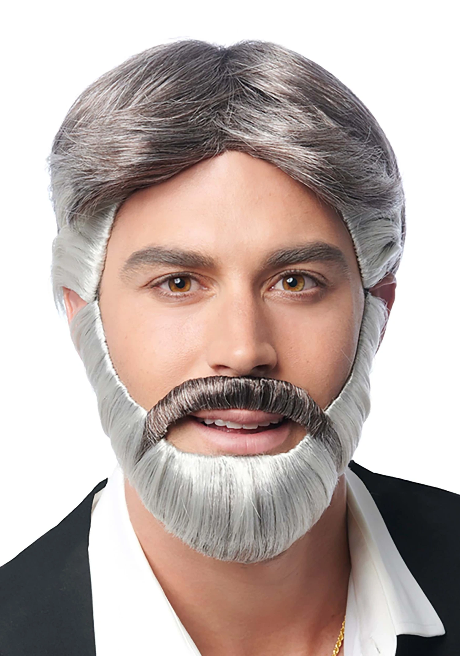 Men's Most Interesting Gambler Wig And Beard 3 Men's Most Interesting Gambler Wig And Beard