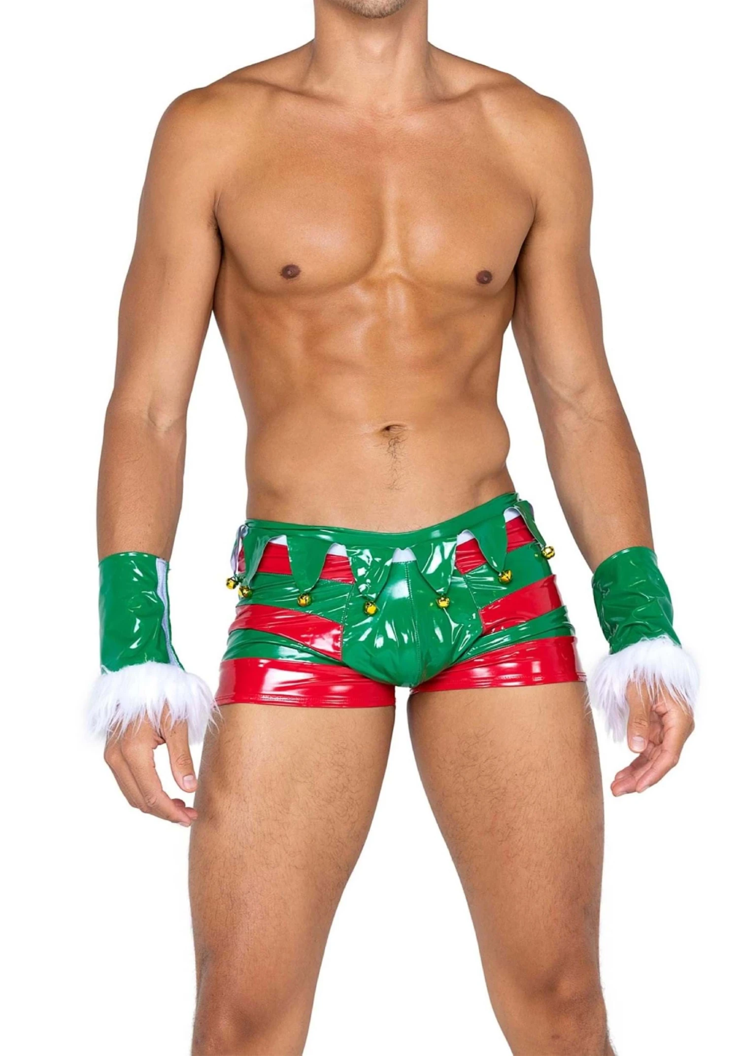 Roma Naughty Holiday Elf Costume For Men 6 Roma Naughty Holiday Elf Costume For Men - Image 4