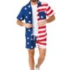 Opposuits American Flag Men's Summer Loungewear -Halloween Costumes mens opposuits american flag summer loungewear