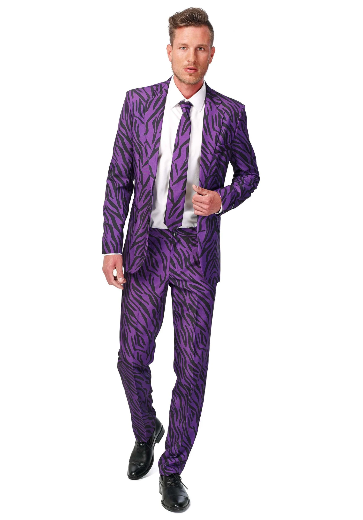 Men's SuitMeister Basic Pimp Tiger Suit Costume 3 Men's SuitMeister Basic Pimp Tiger Suit Costume