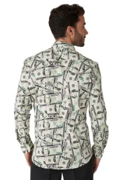 OppoSuits Cashanova Shirt For Men -Halloween Costumes mens opposuits cashanova shirt alt 1