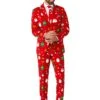 Opposuits Christmas Festivity Red Suit For Men -Halloween Costumes mens opposuits christmas festivity red suit