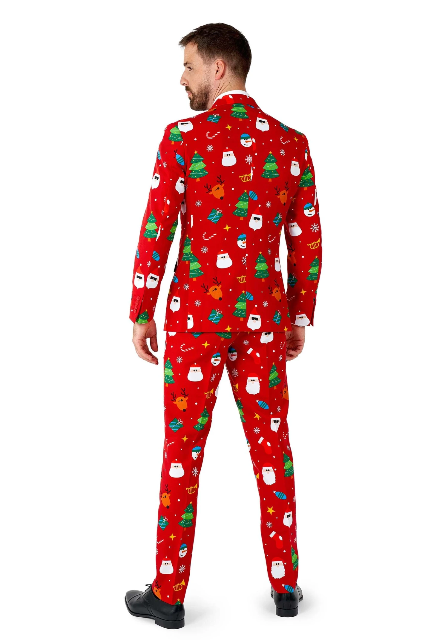 Opposuits Christmas Festivity Red Suit For Men 4 Opposuits Christmas Festivity Red Suit For Men - Image 2