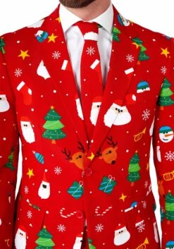 Opposuits Christmas Festivity Red Suit For Men 14 Opposuits Christmas Festivity Red Suit For Men -Halloween Costumes mens opposuits christmas festivity red suit alt 5