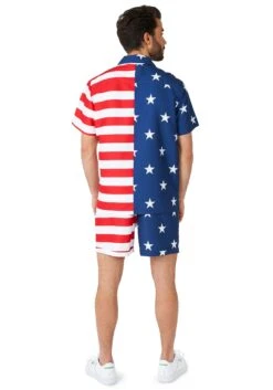 Opposuits American Flag Men's Summer Loungewear -Halloween Costumes mens opposuits mcsummer lounge wear alt 1