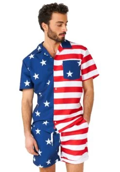 Opposuits American Flag Men's Summer Loungewear -Halloween Costumes mens opposuits mcsummer lounge wear alt 2