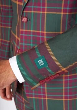 Opposuits Mixed Tartan Suit For Men -Halloween Costumes mens opposuits mixed tartan suit alt 5