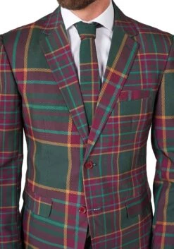Opposuits Mixed Tartan Suit For Men -Halloween Costumes mens opposuits mixed tartan suit alt 6