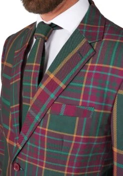 Opposuits Mixed Tartan Suit For Men -Halloween Costumes mens opposuits mixed tartan suit alt 7
