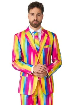 Opposuits Rainbow Glaze Suit For Men 11 Opposuits Rainbow Glaze Suit For Men -Halloween Costumes mens opposuits rainbow glaze suit alt 2