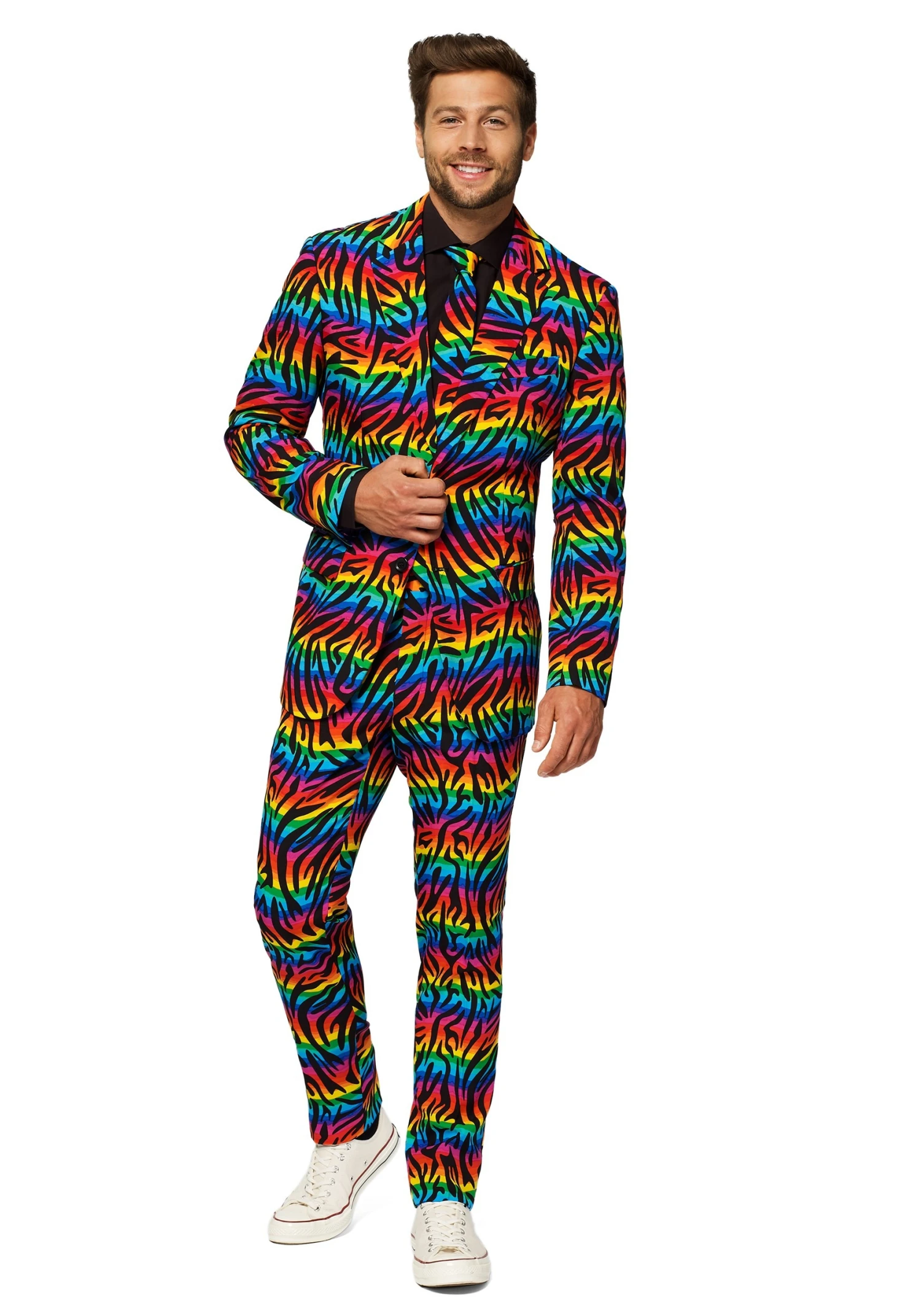 Men's OppoSuits Wild Rainbow Costume Suit 3 Men's OppoSuits Wild Rainbow Costume Suit