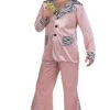 Men's Pink 70's Pimp Suit Costume -Halloween Costumes mens pink 70s pimp suit costume
