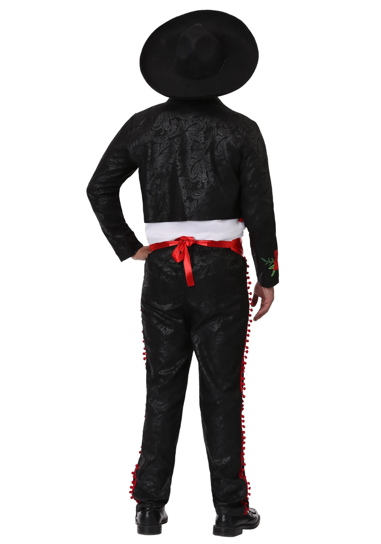 Men's Plus Size Mariachi Costume 4 Men's Plus Size Mariachi Costume - Image 2