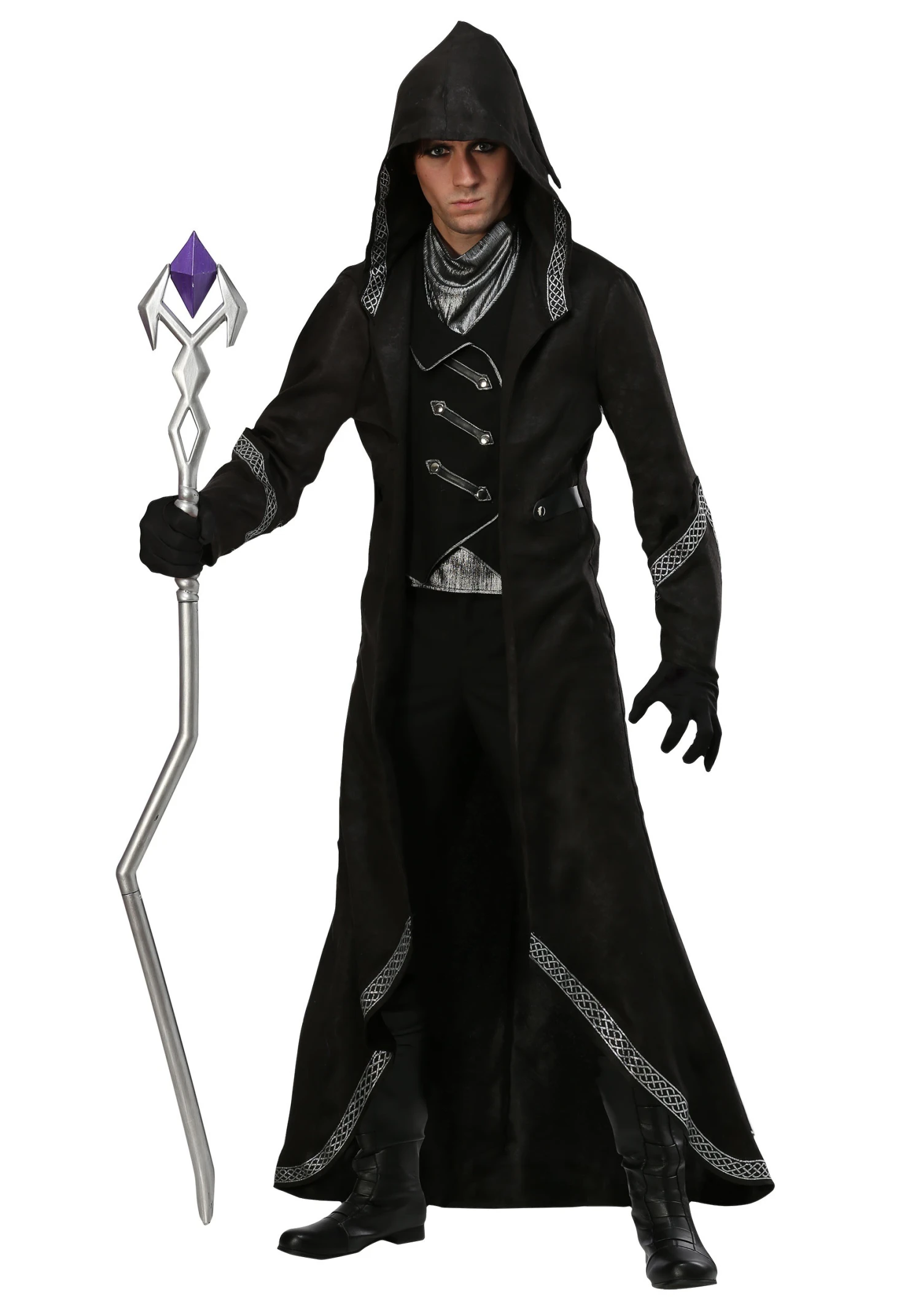 Plus Size Modern Warlock Costume For Men 3 Plus Size Modern Warlock Costume For Men