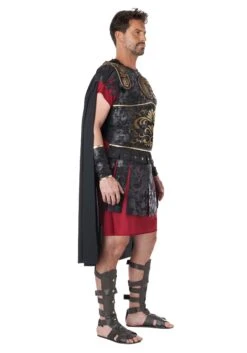 Plus Size Roman Warrior Costume For Men -Halloween Costumes mens plus size roman warrior costume alt 2