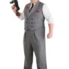 Plus Size Ruthless Gangster Men's Costume 1 Plus Size Ruthless Gangster Men's Costume -Halloween Costumes mens plus size ruthless gangster costume