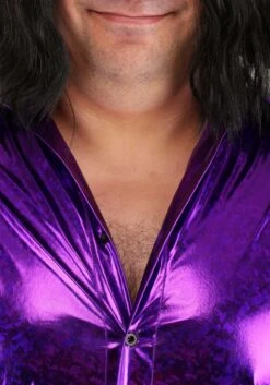 Plus Size Shattered Glass Disco Shirt For Men -Halloween Costumes mens plus size shattered glass disco shirt alt 3