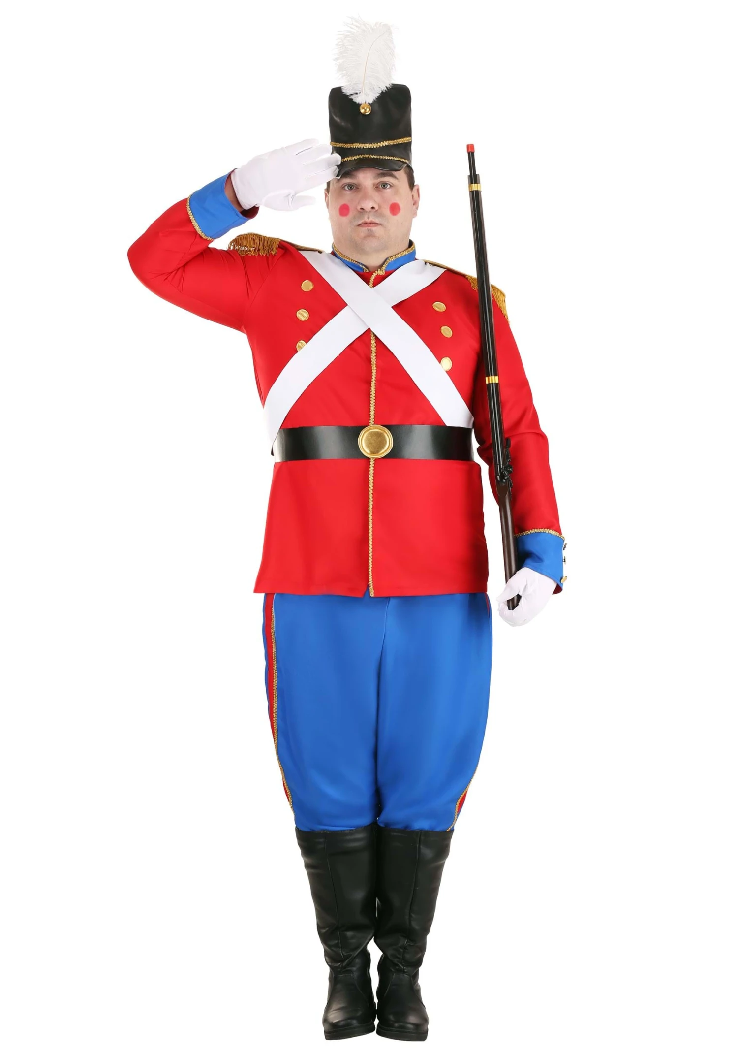 Plus Size Men's Toy Soldier Costume 3 Plus Size Men's Toy Soldier Costume
