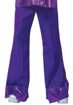Men's Purple Disco Costume Pants