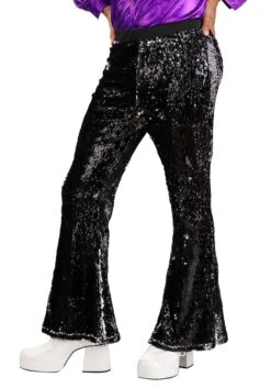 Men's Reversible Sequin Disco Pants 10 Men's Reversible Sequin Disco Pants -Halloween Costumes mens reversible sequin disco pants alt 1