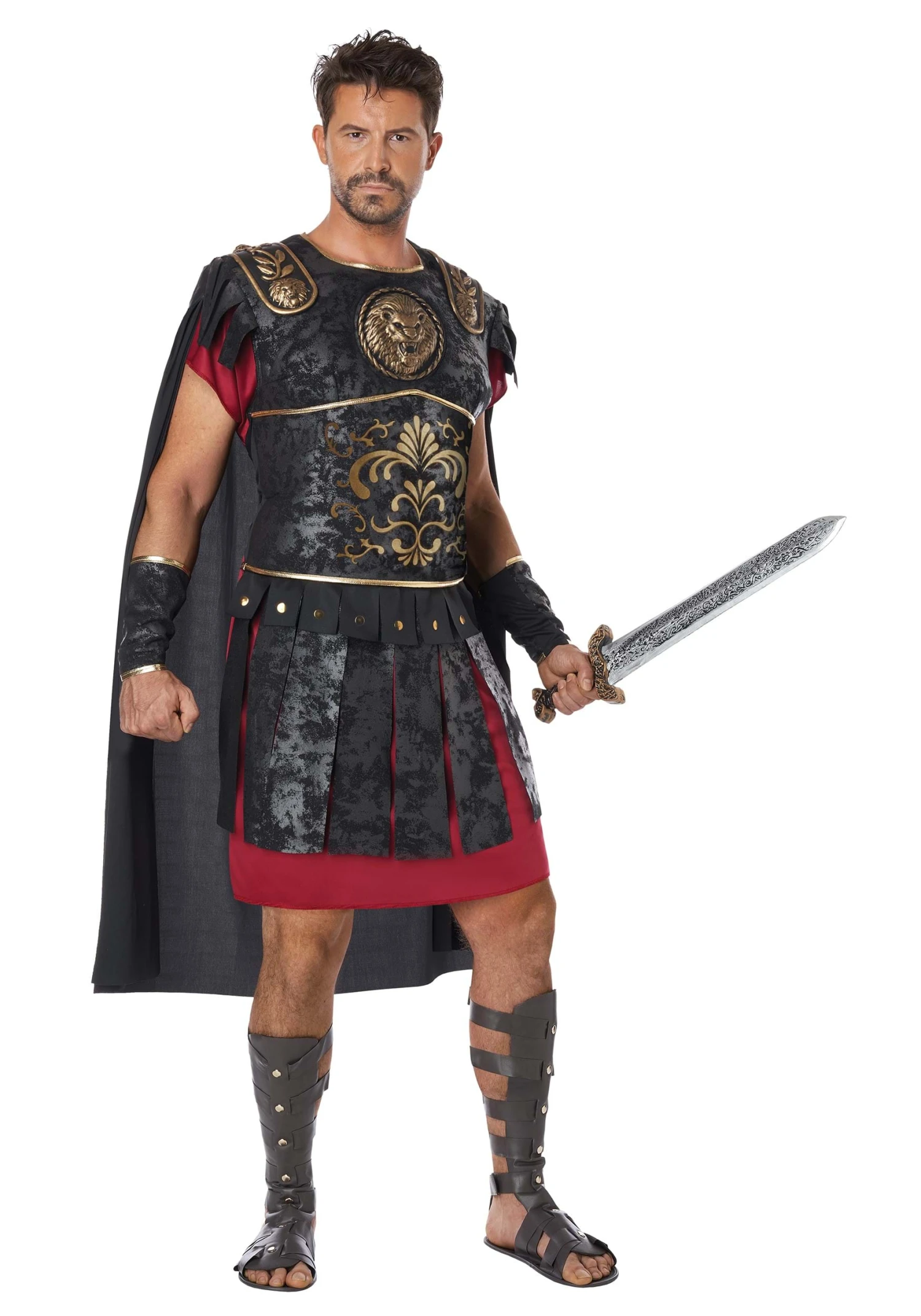 Adult Roman Warrior Men's Costume 3 Adult Roman Warrior Men's Costume