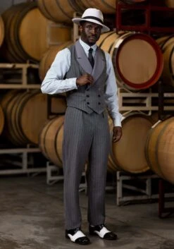 Ruthless Gangster Costume For Men -Halloween Costumes mens ruthless gangster costume alt 2