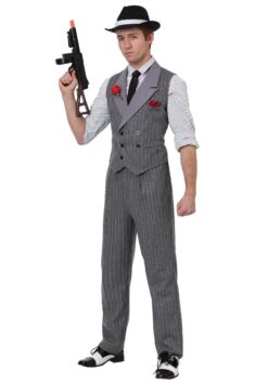 Ruthless Gangster Costume For Men -Halloween Costumes mens ruthless gangster costume alt 4