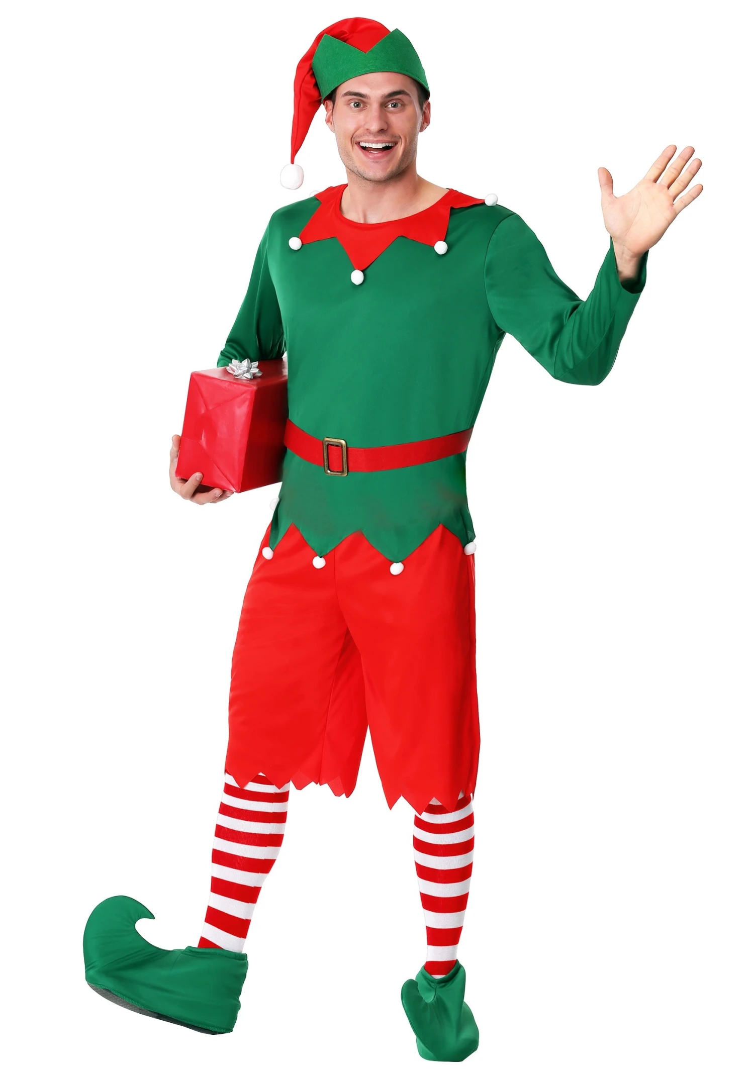 Adult Santa's Helper Costume 3 Adult Santa's Helper Costume