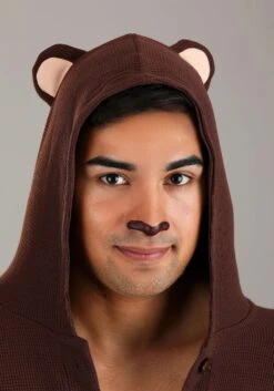 Men's Sexy Brown Bear Costume -Halloween Costumes mens sexy bear costume alt 3