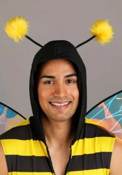 Men's Sexy Bee Costume -Halloween Costumes mens sexy bee costume alt 4