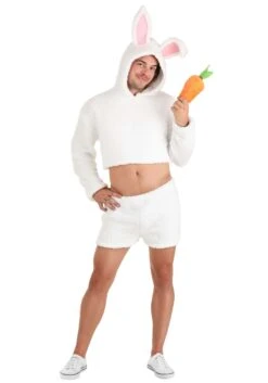 Men's Sexy White Bunny Costume