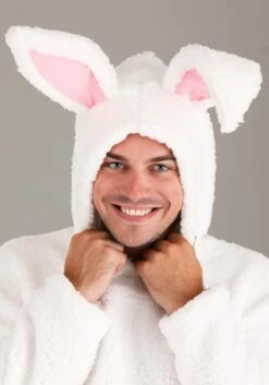 Men's Sexy White Bunny Costume 8 Men's Sexy White Bunny Costume -Halloween Costumes mens sexy bunny costume alt 2 1