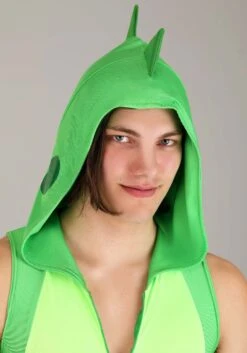 Sexy Dino Costume Romper For Men 8 Sexy Dino Costume Romper For Men -Halloween Costumes mens sexy dino costume romper alt 2