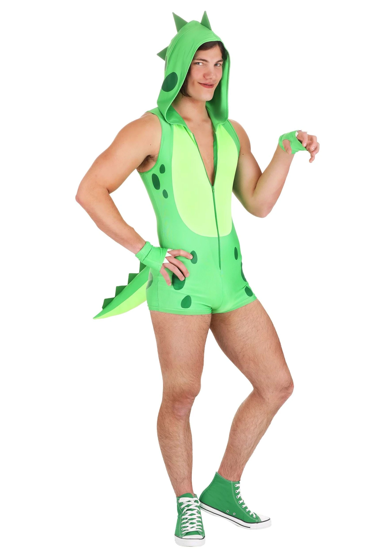 Sexy Dino Costume Romper For Men 3 Sexy Dino Costume Romper For Men