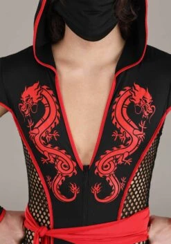 Sexy Dragon Ninja Costume For Men -Halloween Costumes mens sexy dragon ninja costume alt 2