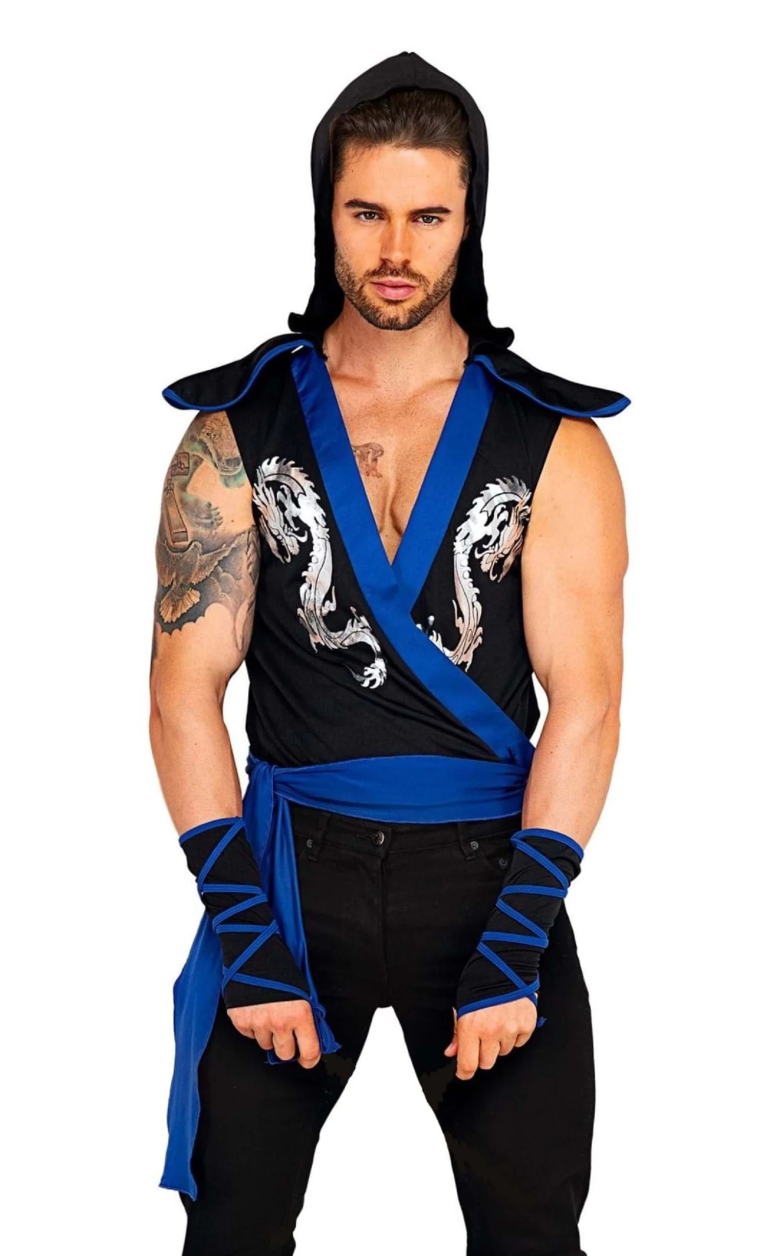 Roma Sexy Ninja Warrior Costume For Men 5 Roma Sexy Ninja Warrior Costume For Men - Image 3