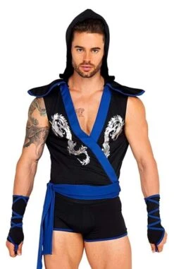 Roma Sexy Ninja Warrior Costume For Men 9 Roma Sexy Ninja Warrior Costume For Men -Halloween Costumes mens sexy ninja warrior costume 2