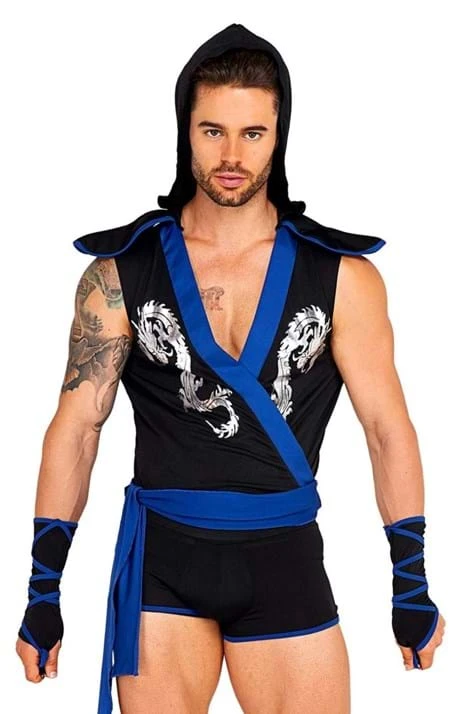 Roma Sexy Ninja Warrior Costume For Men 6 Roma Sexy Ninja Warrior Costume For Men - Image 4