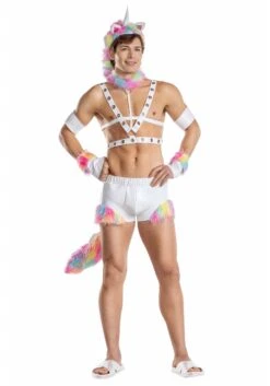 Sexy Pony Up Unicorn Costume For Men