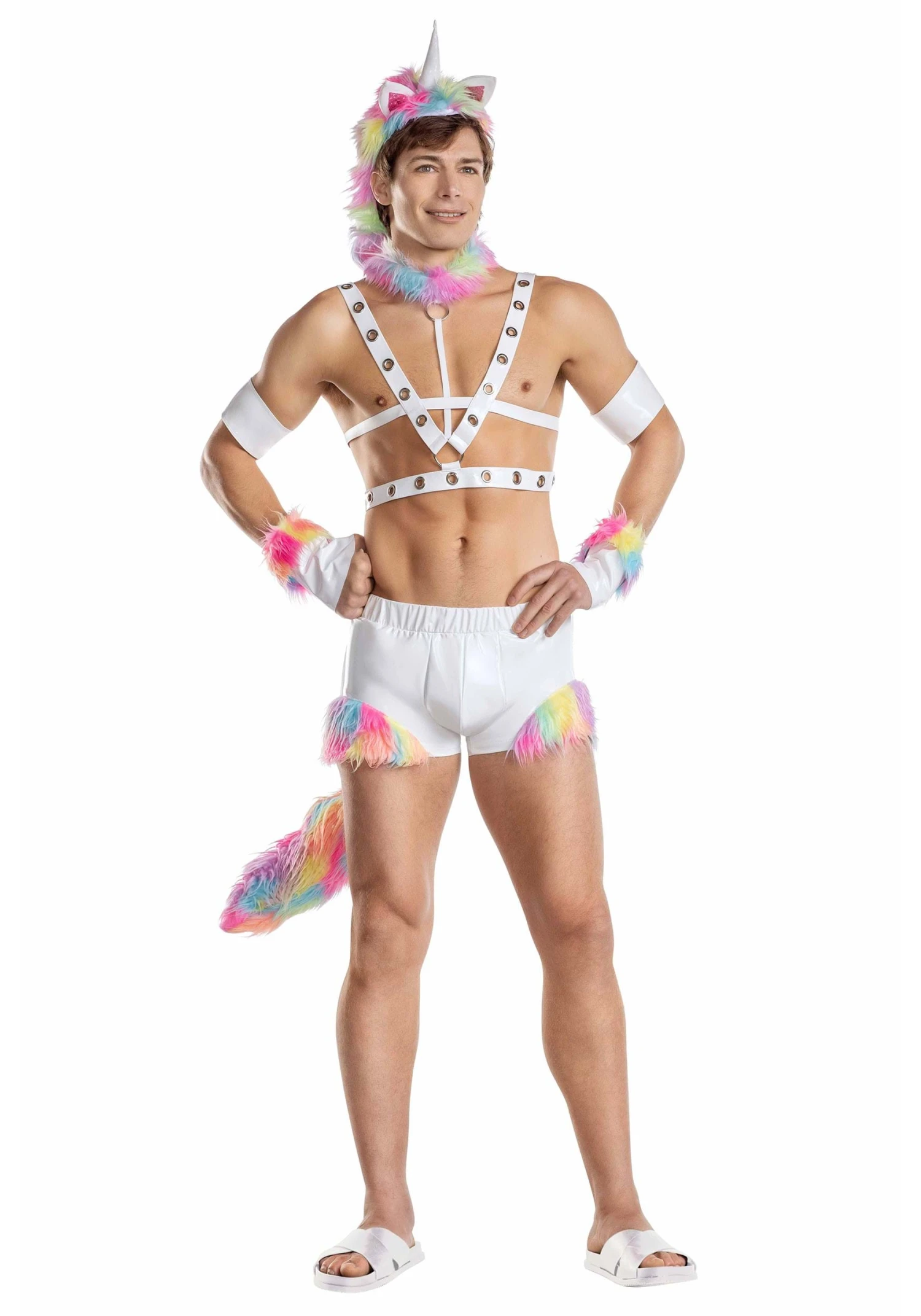 Sexy Pony Up Unicorn Costume For Men 3 Sexy Pony Up Unicorn Costume For Men