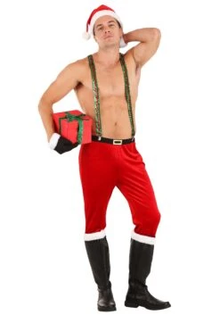 Men's Costume-Sexy Santa Claus 7 Men's Costume-Sexy Santa Claus -Halloween Costumes mens sexy santa claus costume alt 2