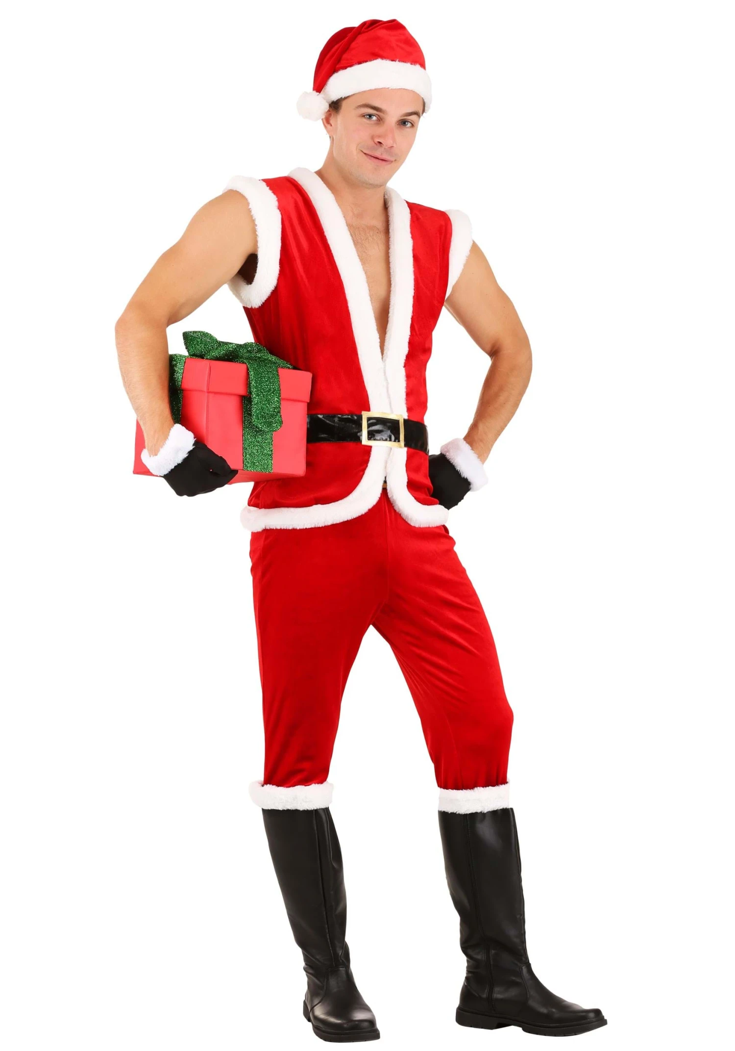 Men's Costume-Sexy Santa Claus 3 Men's Costume-Sexy Santa Claus