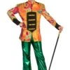 Men's Sgt. Pepper Album Inspired Orange Costume Jacket 2 Men's Sgt. Pepper Album Inspired Orange Costume Jacket -Halloween Costumes mens sgt pepper album inspired costume jacket