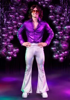 Men's Shattered Glass Disco Shirt -Halloween Costumes mens shattered glass disco shirt alt 1