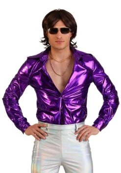 Men's Shattered Glass Disco Shirt -Halloween Costumes mens shattered glass disco shirt alt 3